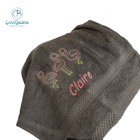 Flamingo's Towels - Personalised