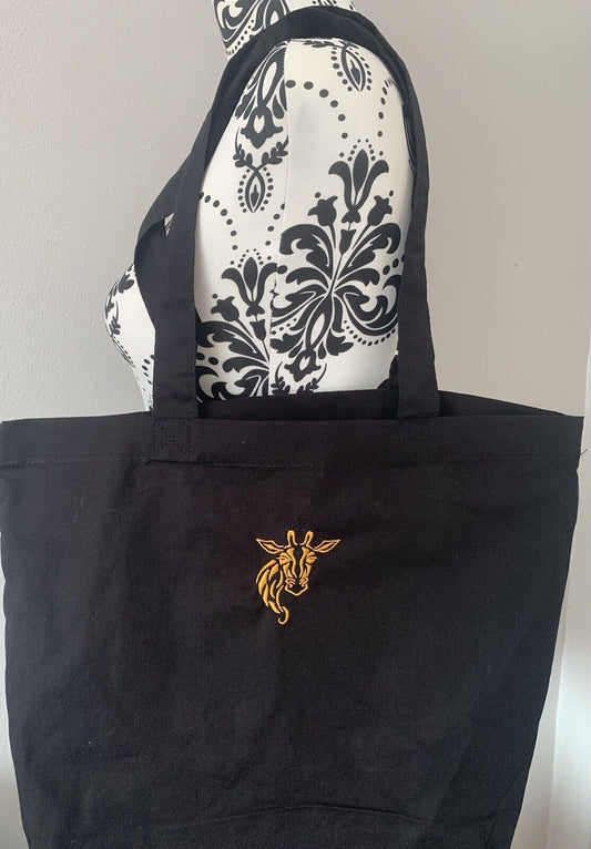 Giraffe Head Tote / Shopper Bag - Personalised - Cool Beans Embroidery & Personalisation