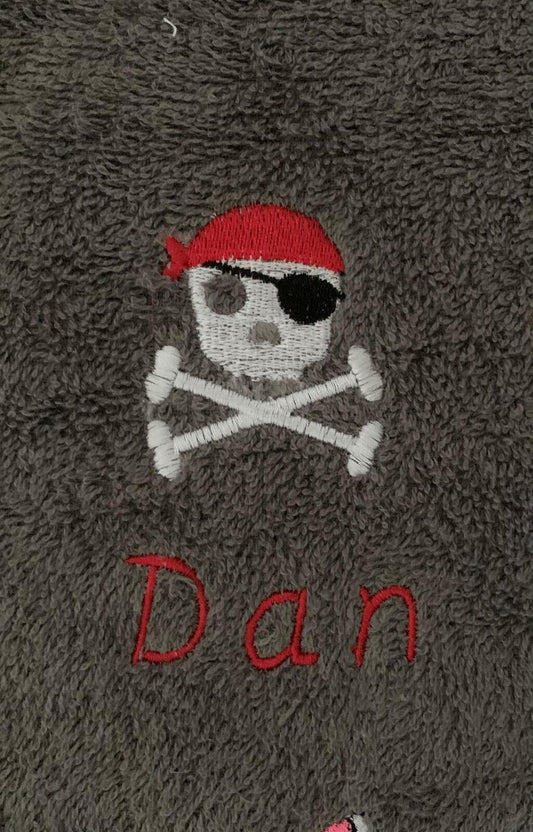 Skull & Crossbones - Pirates Tote / Shopper Bag - Personalised - Cool Beans Embroidery & Personalisation