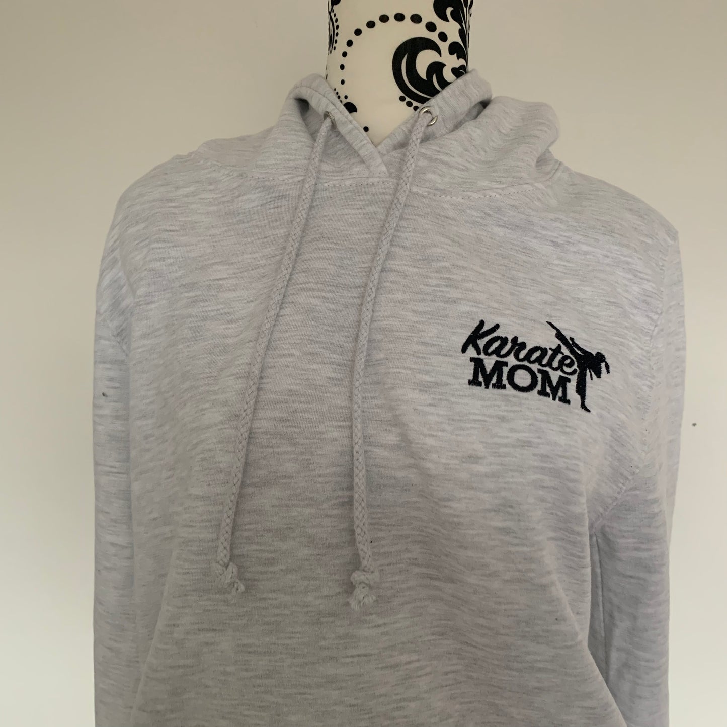 Karate Mom Embroidered Personalised Hoodie