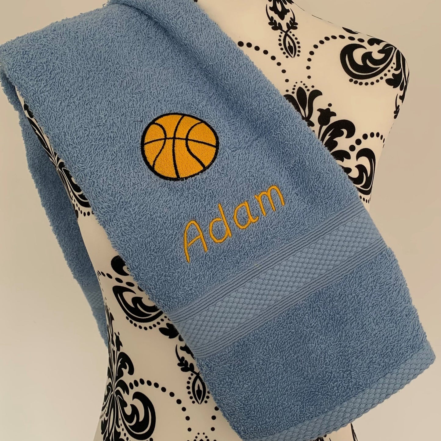 Basketball Ball Towels - Personalised - Cool Beans Embroidery & Personalisation