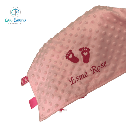 Baby Feet Baby Taggy Bubble Blanket / Satin Comforter