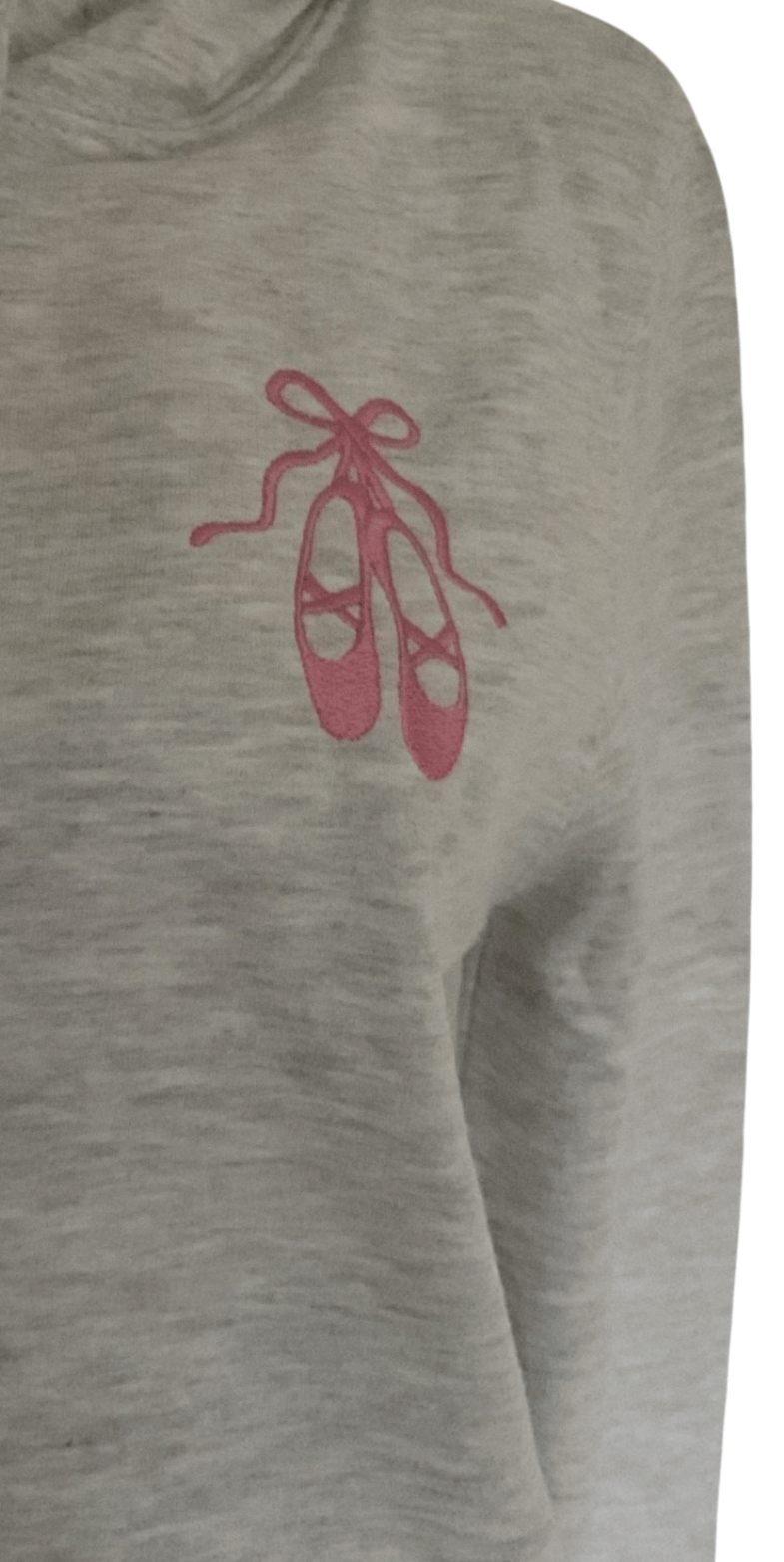 Ballet Shoes Dance Embroidered Personalised Children's Sweatshirt
