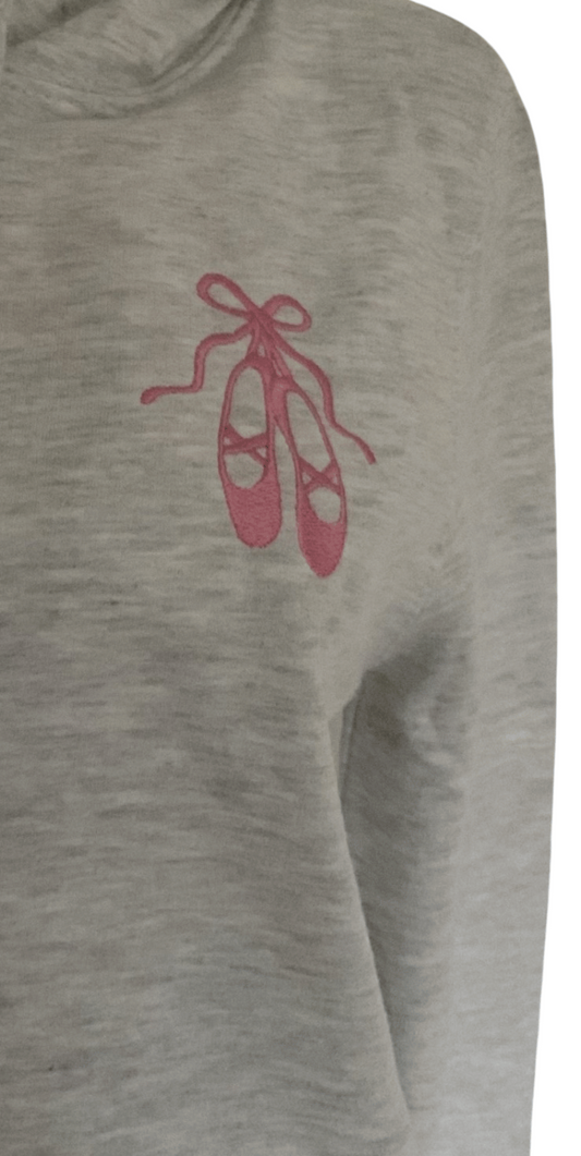 Ballet Shoes Dance Embroidered Personalised Children's Sweatshirt