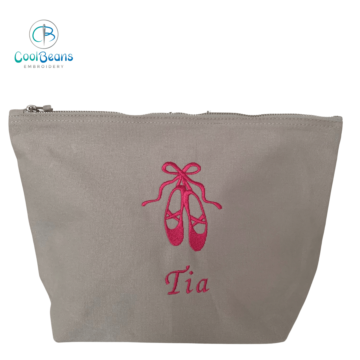 Ballet Shoes - Make Up / Accessory Bag - Personalised