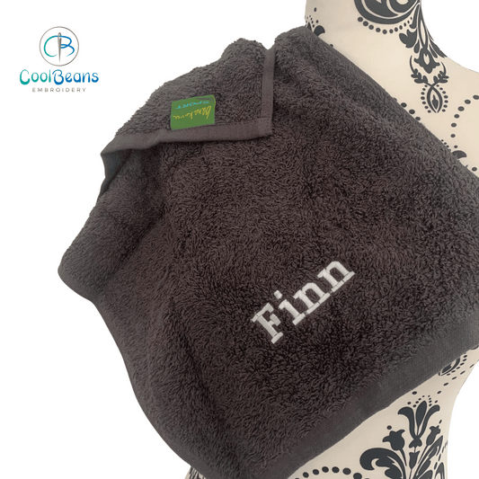 Name or Initials Gym Towel - Personalised - Cool Beans Embroidery & Personalisation