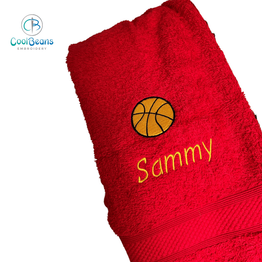 Basketball Ball Towels - Personalised