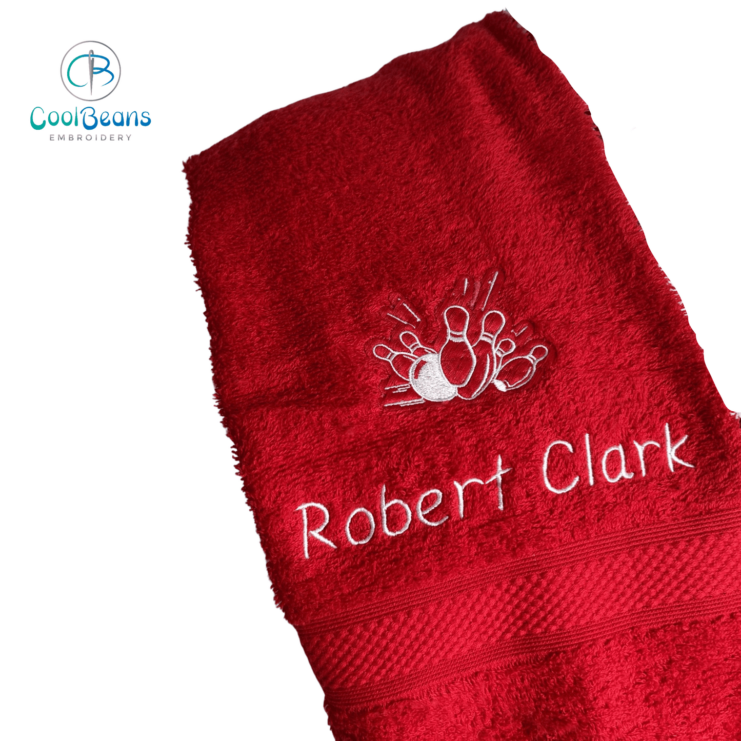 Bowling Skittles Towels - Personalised