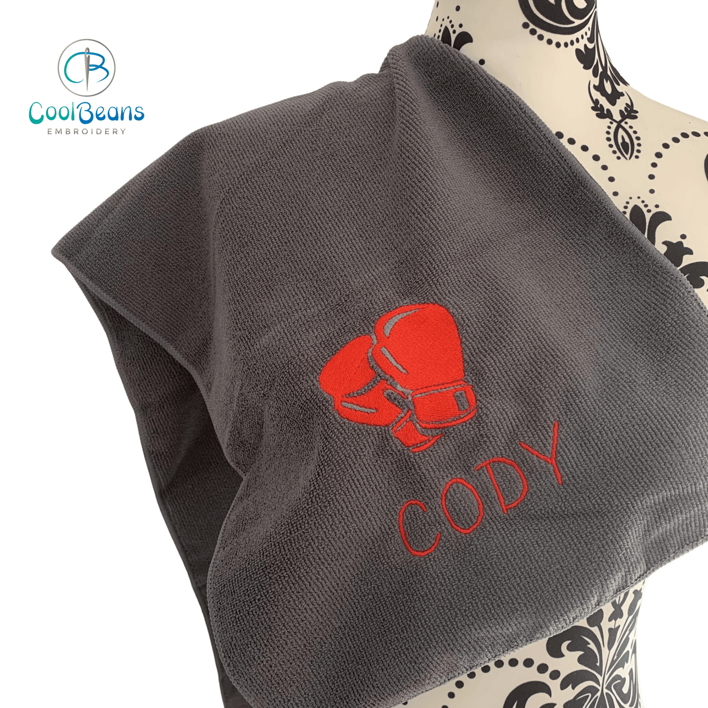 Sports - Boxing Microfibre Towel - Personalised