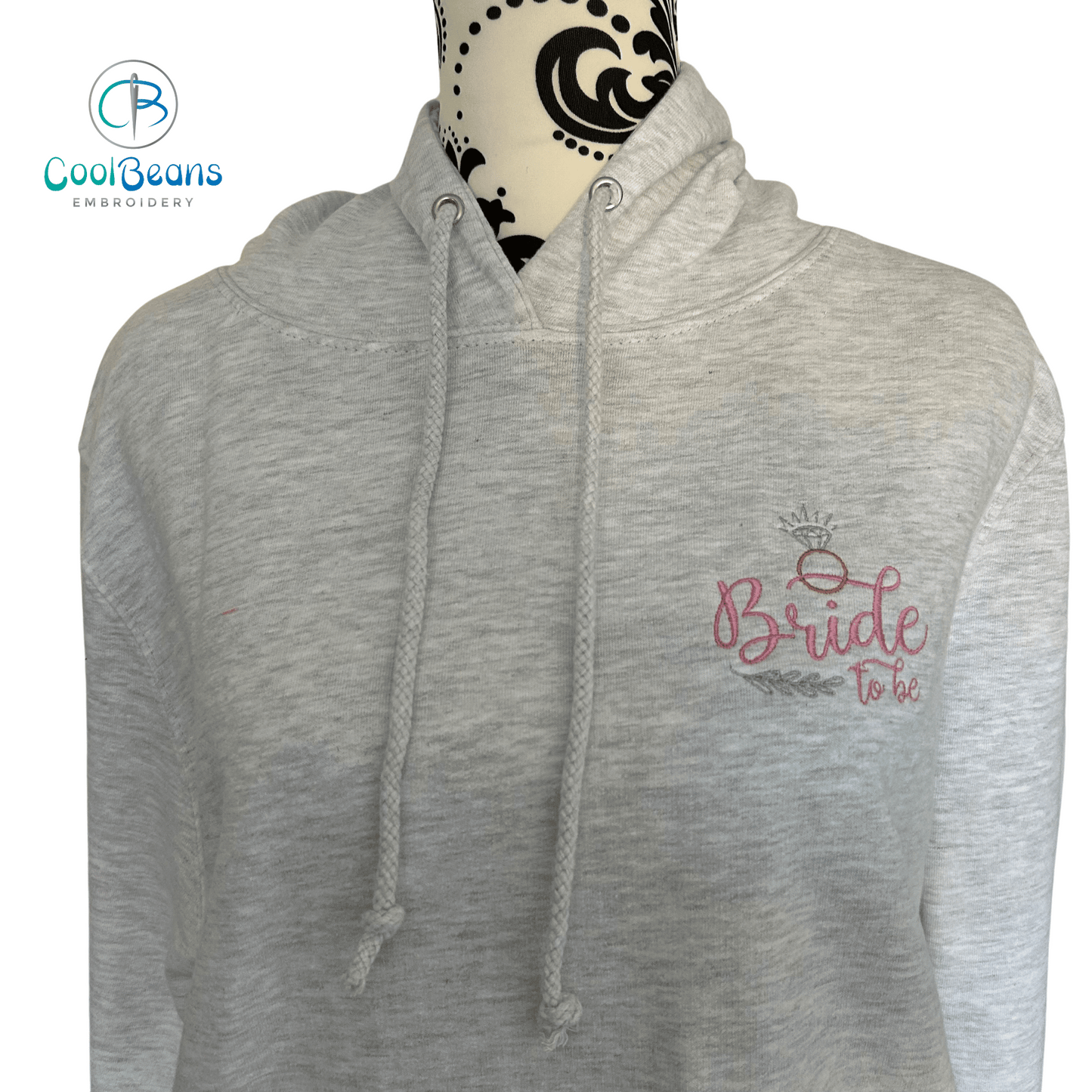 Bride To Be Embroidered Personalised Hoodie
