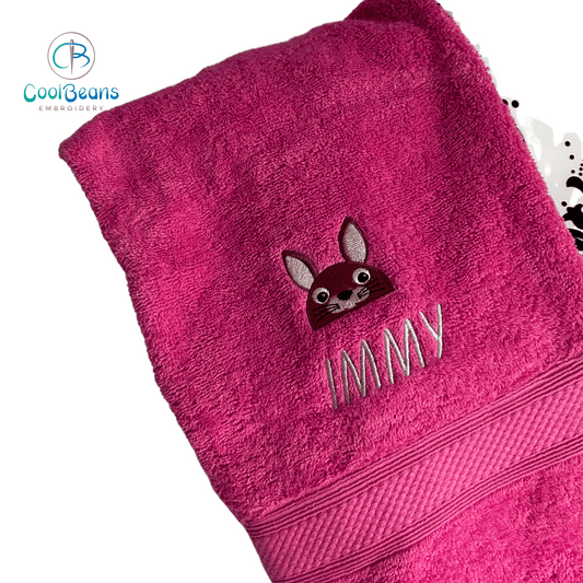 Bunny Rabbit Towels - Personalised