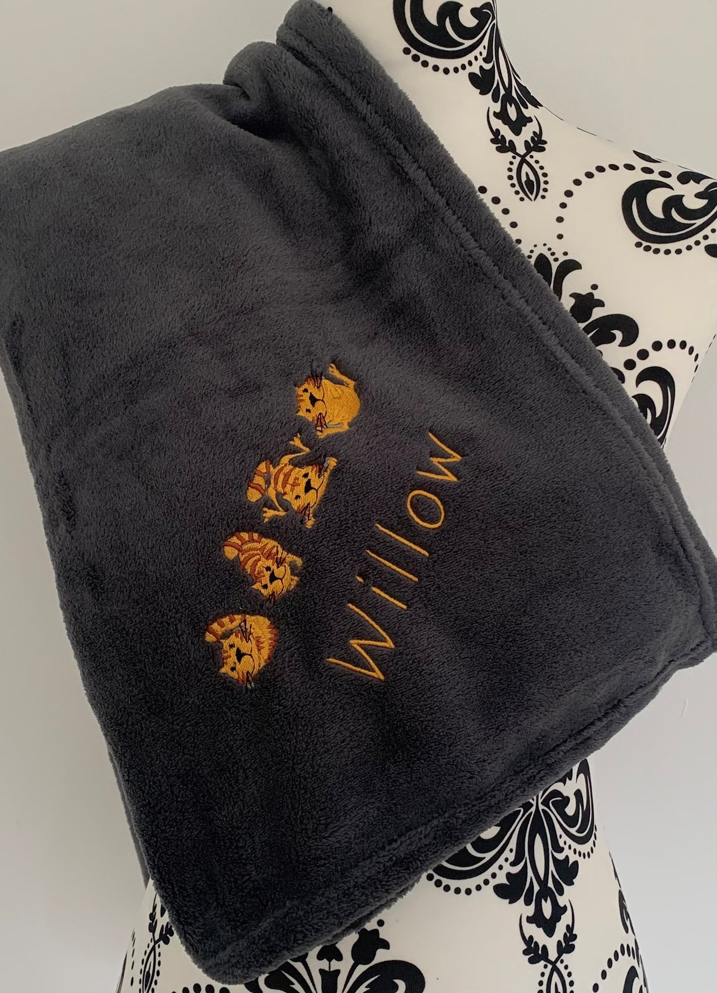 Cats / Kittens Kids Fleece Blanket - Personalised