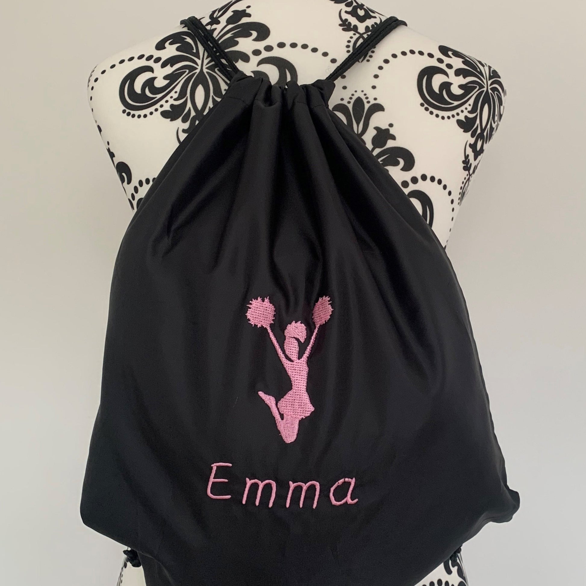 Cheerleader Drawstring Gym Bag - Personalised - Cool Beans Embroidery & Personalisation
