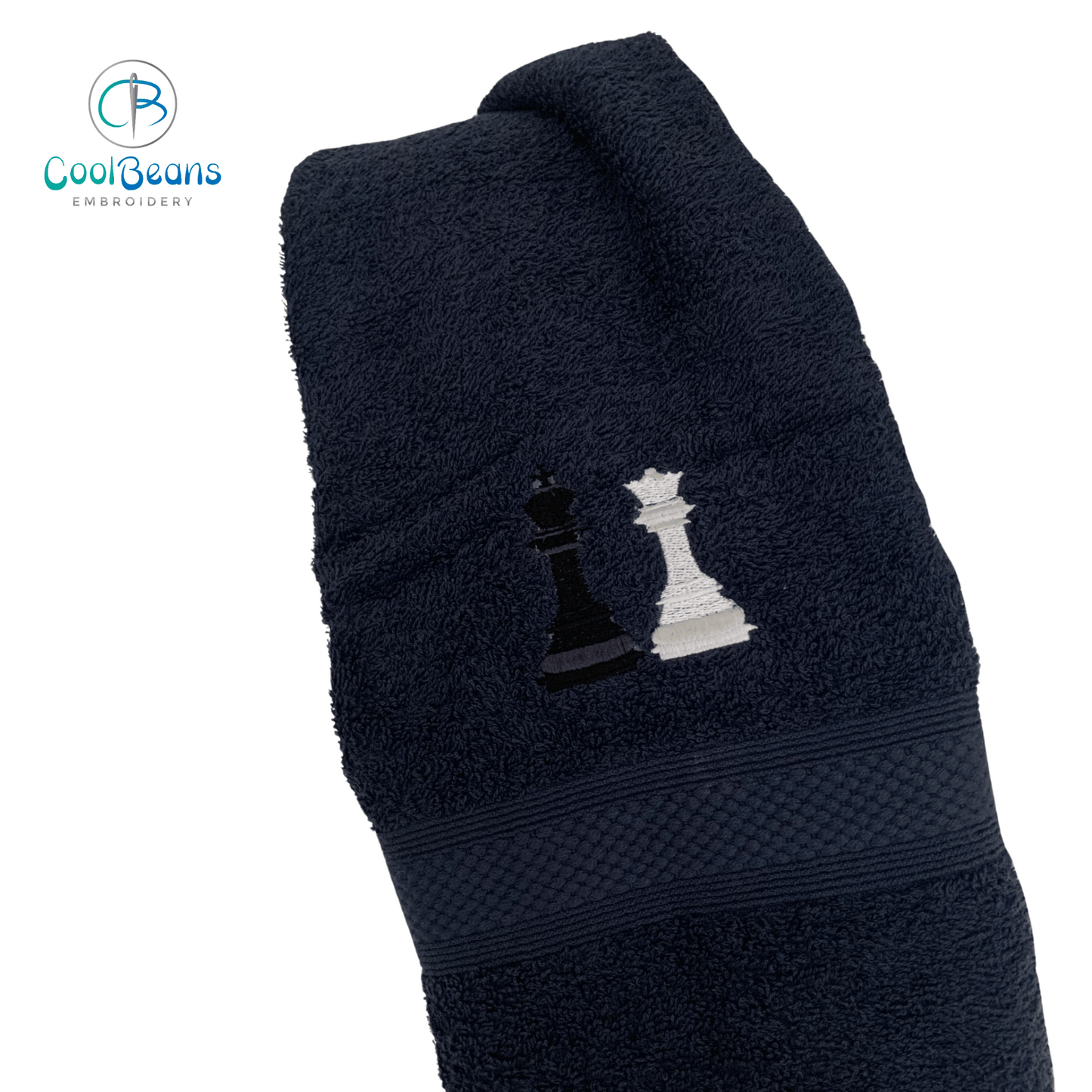Chess Towels - Embroidered Personalised