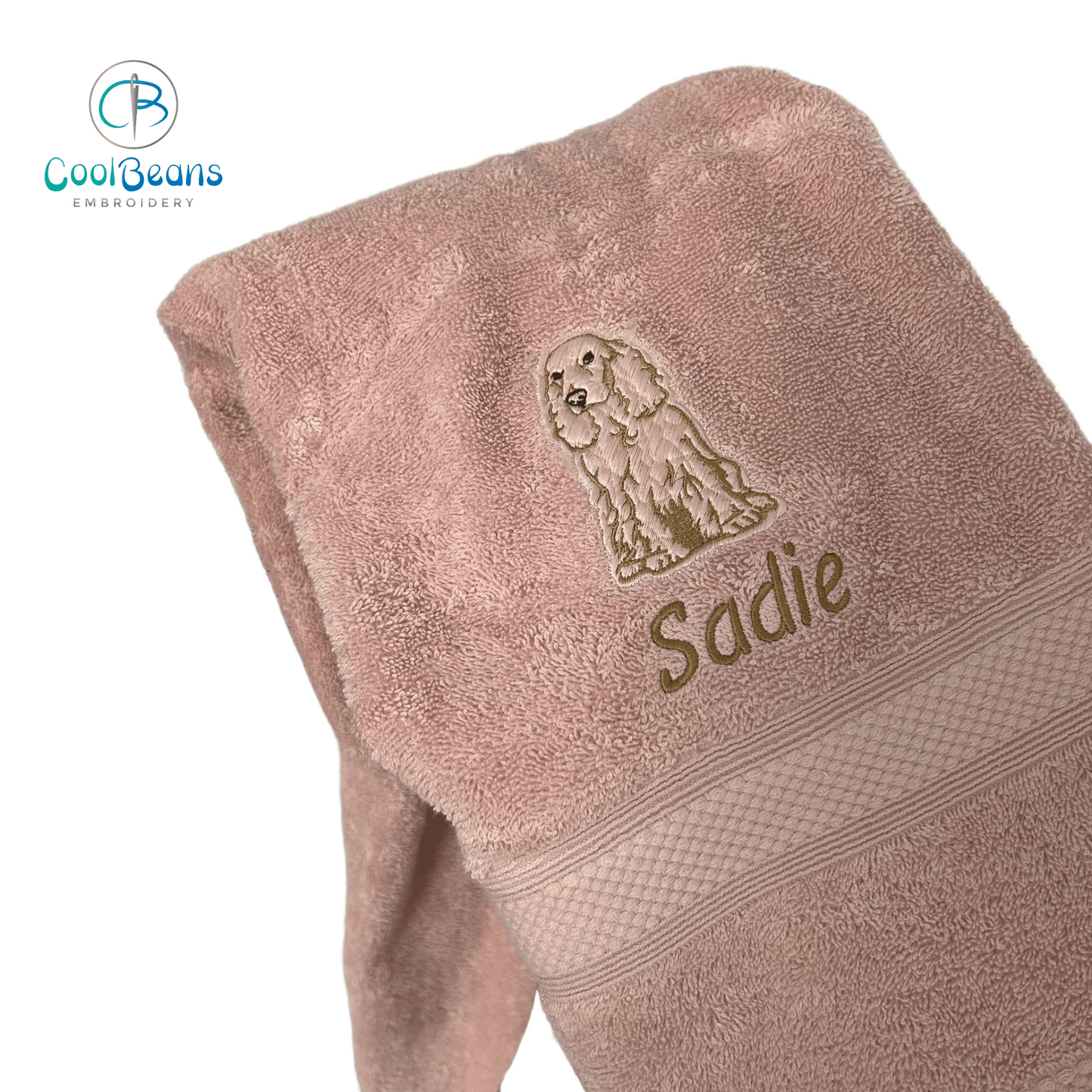 Dog Towels - Cocker Spaniel - Personalised