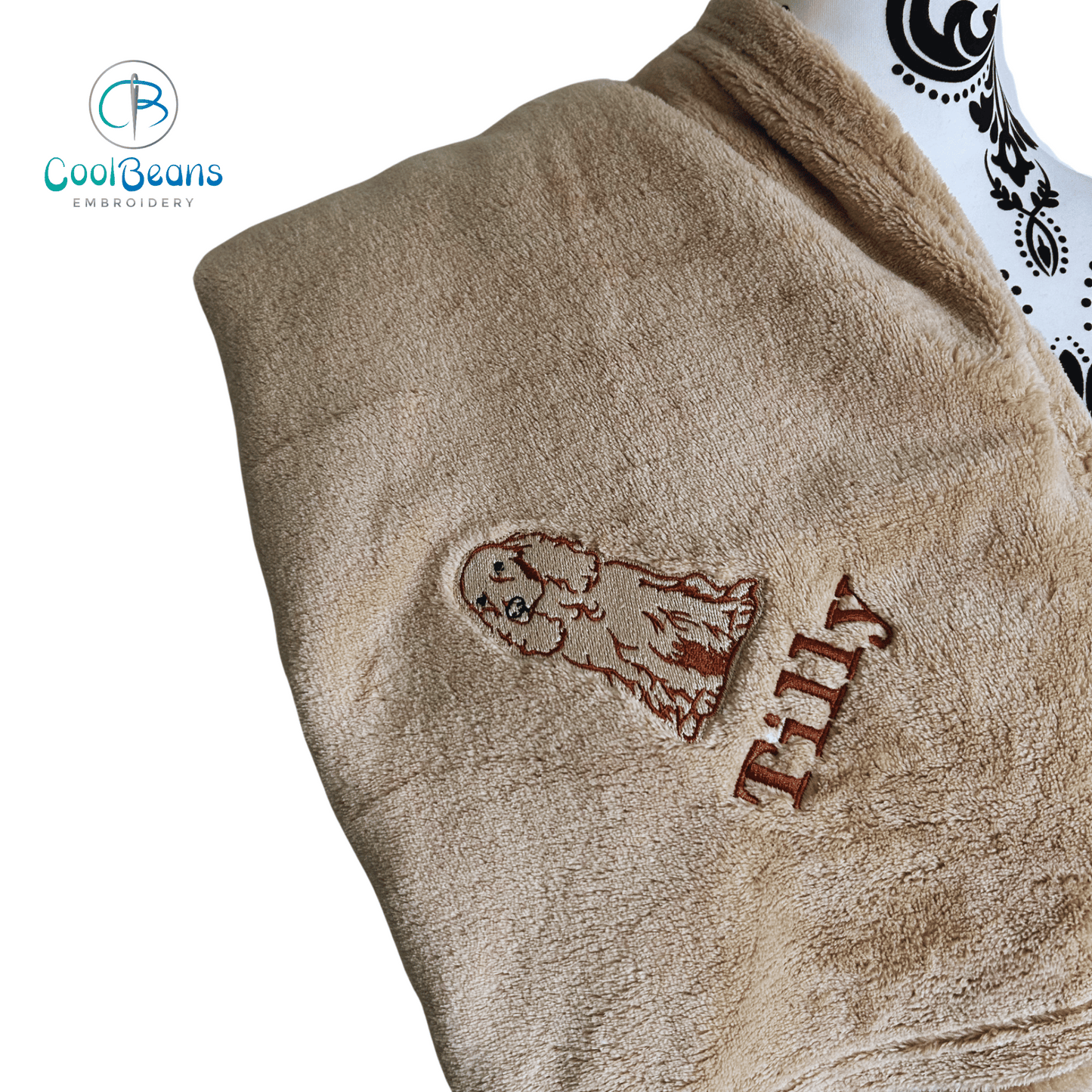 Pet Fleece Blanket - Cocker Spaniel - Personalised