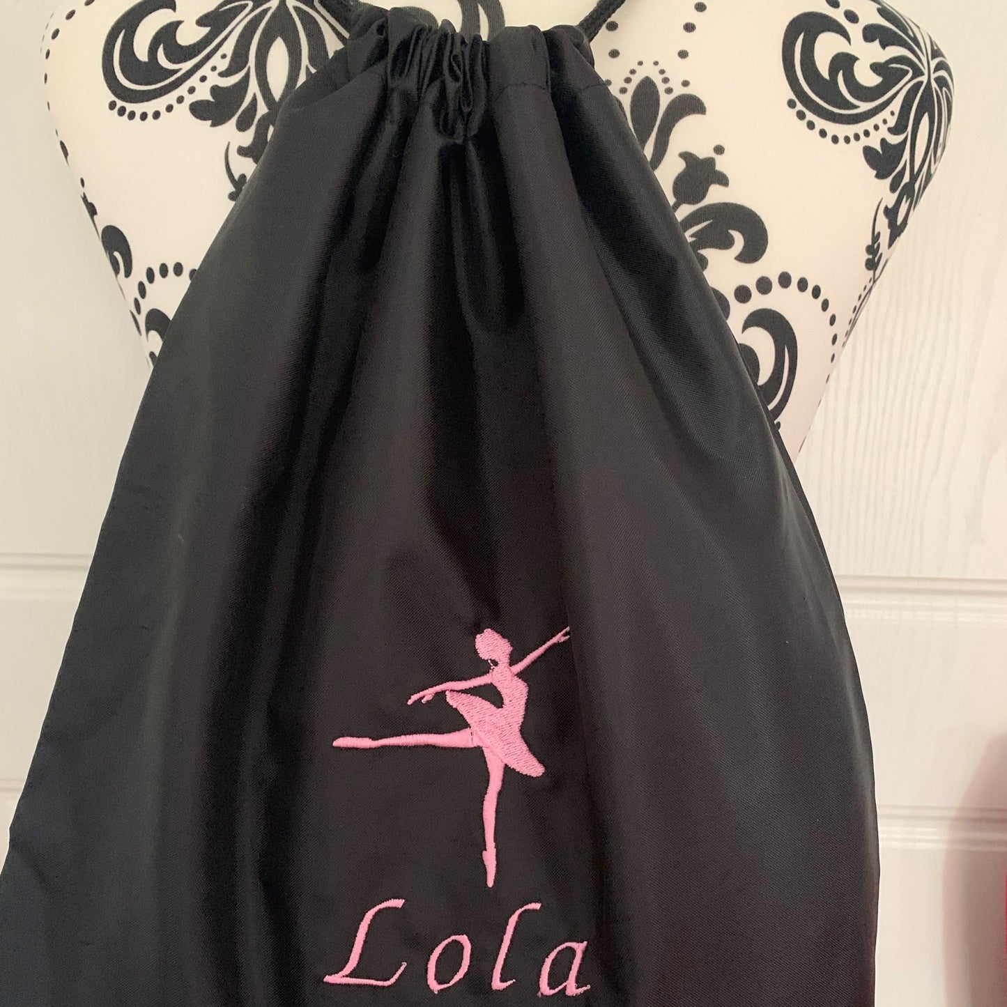 Dance - Ballet Drawstring Gym Bag - Personalised - Cool Beans Embroidery & Personalisation