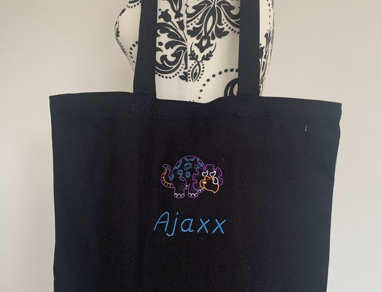 Rainbow Clouds Tote / Shopper Bag - Personalised - Cool Beans Embroidery & Personalisation