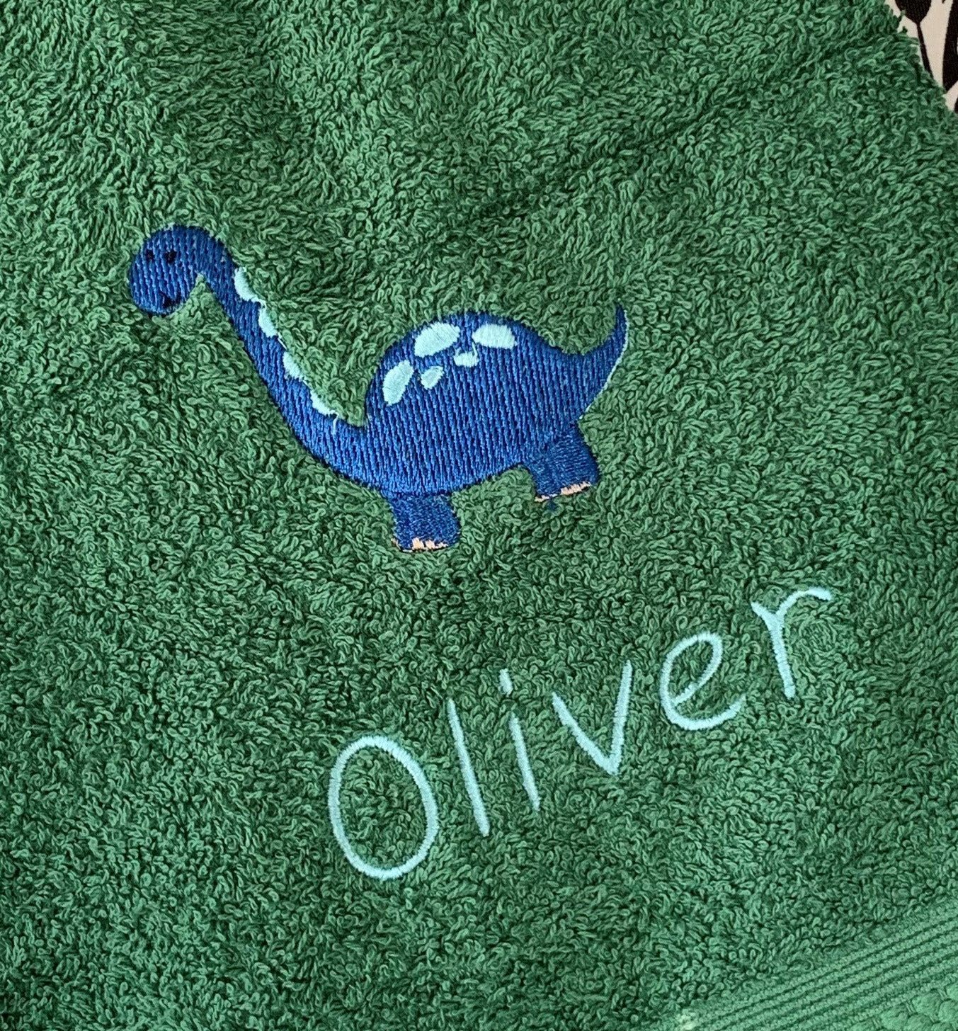 Dinosaur (Blue) Lunch Bag - Personalised - Cool Beans Embroidery & Personalisation