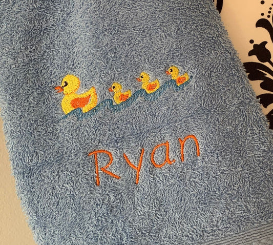 Ducks - Mother & Babies Tote / Shopper Bag - Personalised - Cool Beans Embroidery & Personalisation