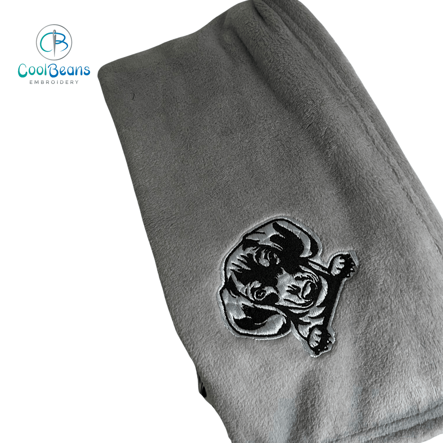 Dachshund (Corner) - Pet Fleece Blanket - Personalised