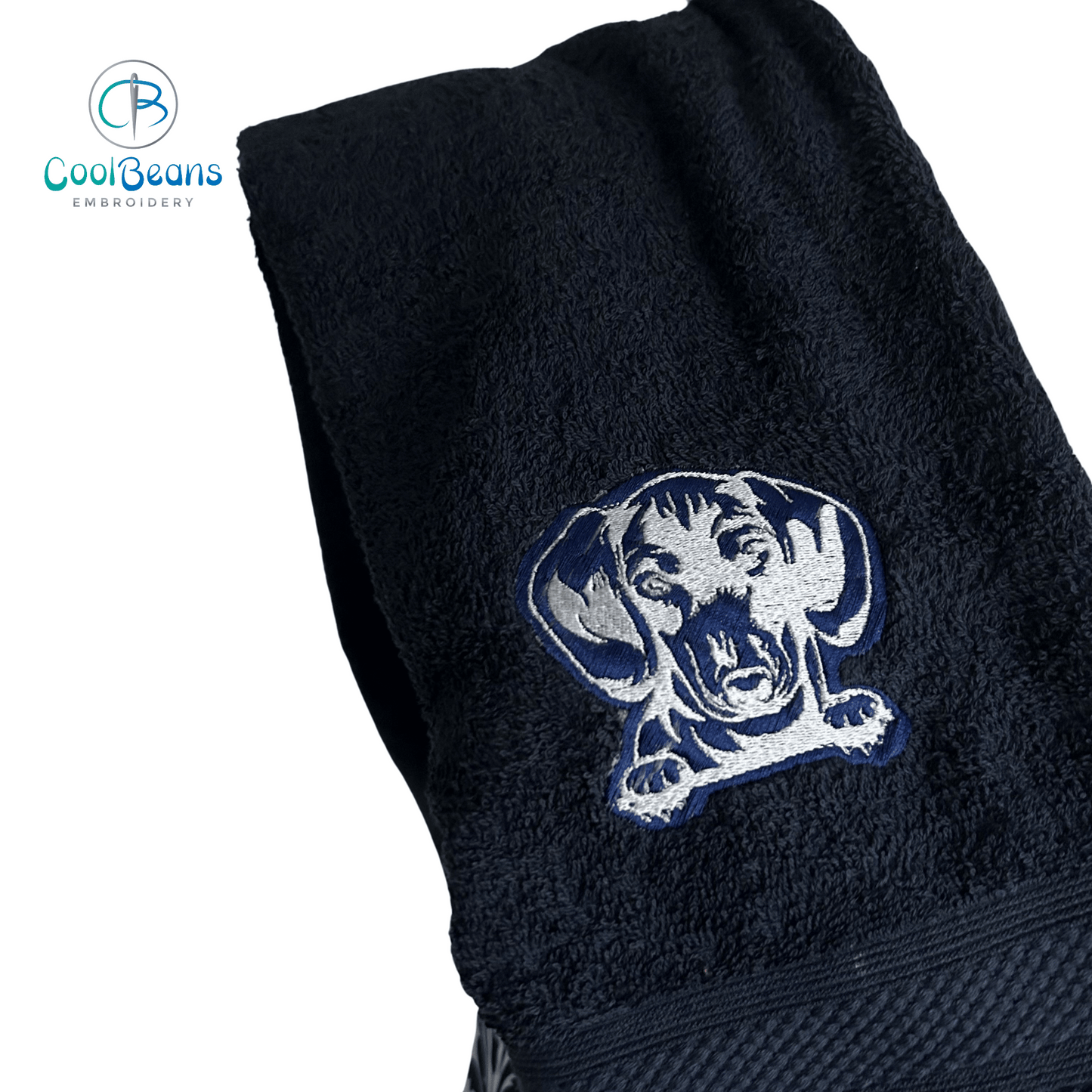 Dog Towels - Dachshund a - Personalised