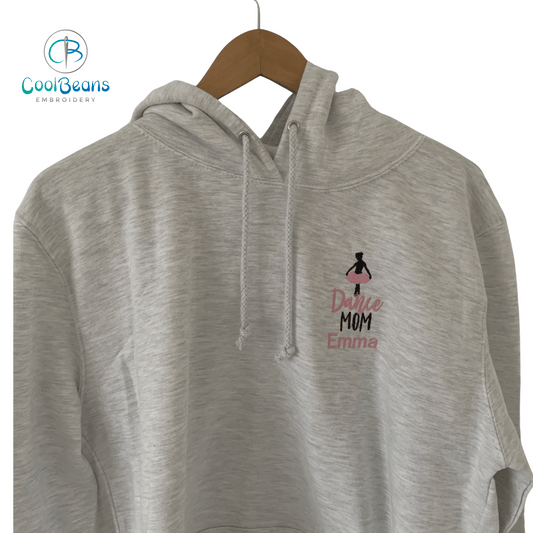 Dance Mom Embroidered Personalised Hoodie