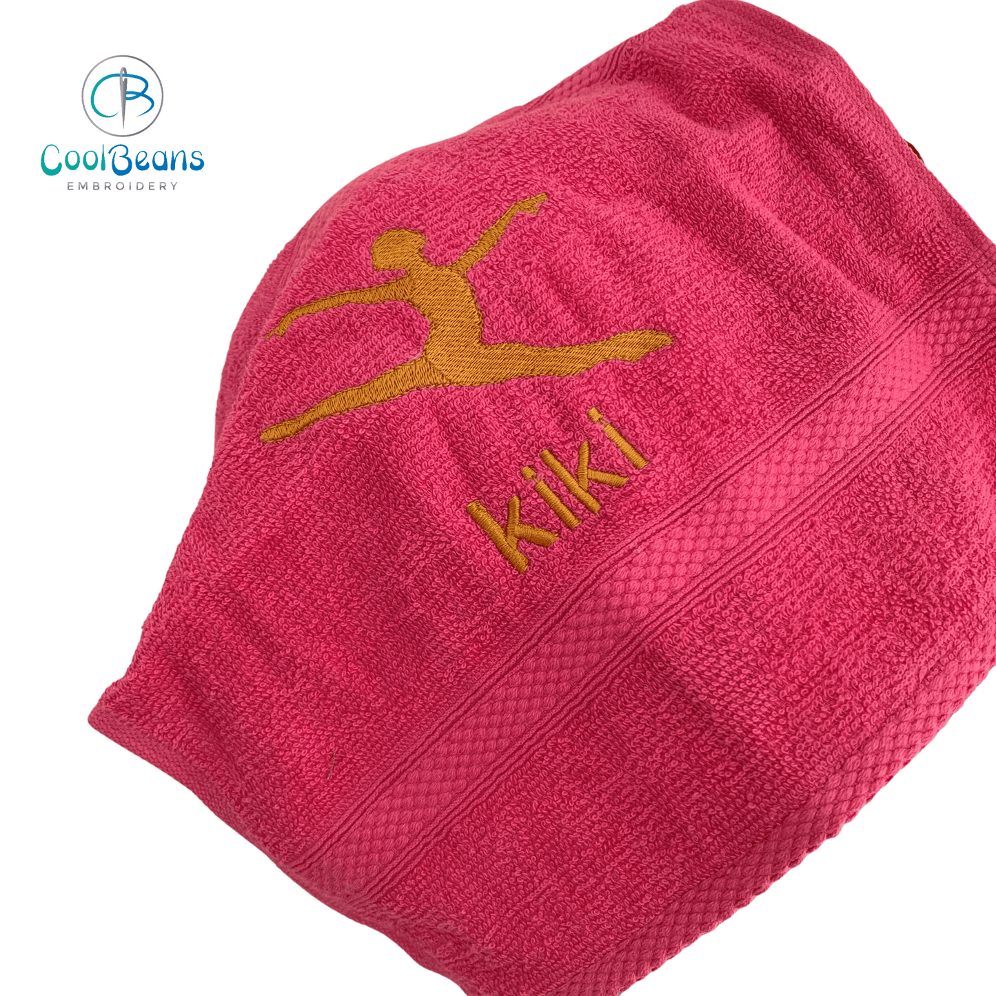 Dance - Dancer Towels - Personalised - Cool Beans Embroidery & Personalisation