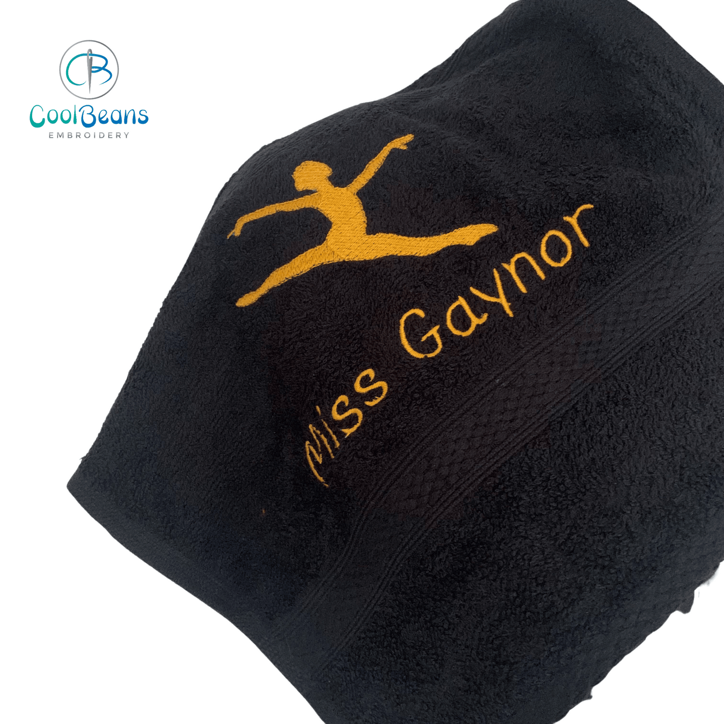 Dance - Dancer Towels - Personalised - Cool Beans Embroidery & Personalisation