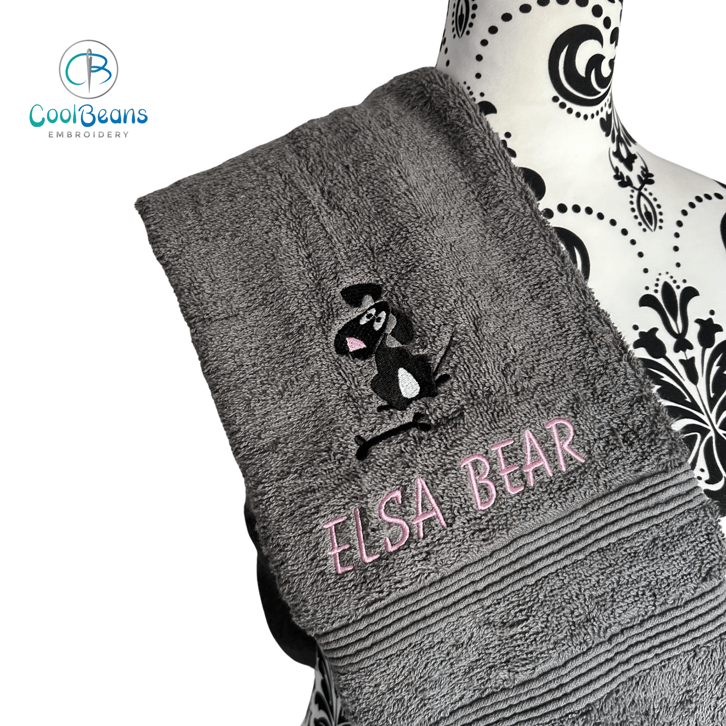 Dog & Bone Towels - Personalised