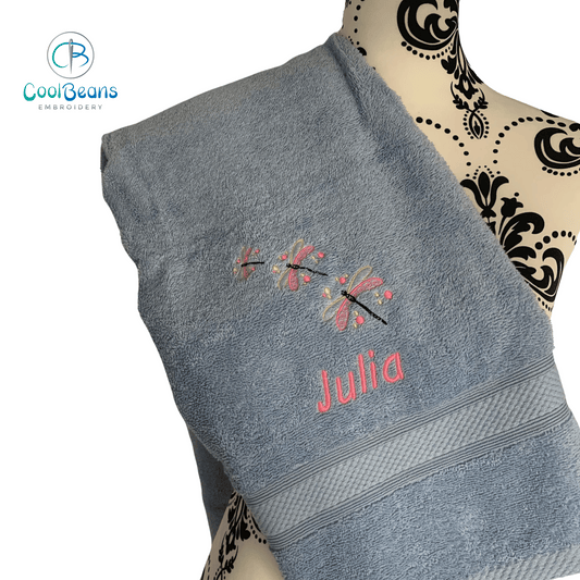 Dragonfly Towels - Personalised