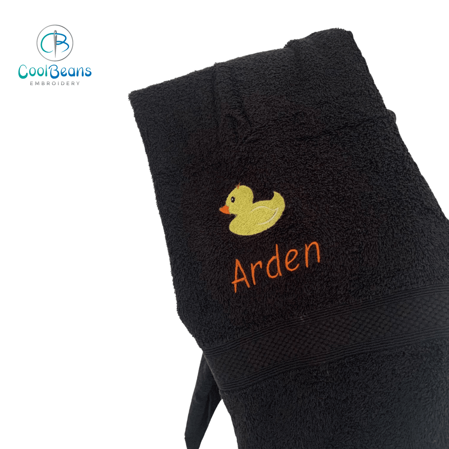 Duck - Rubber Duck Towels - Personalised - Cool Beans Embroidery & Personalisation