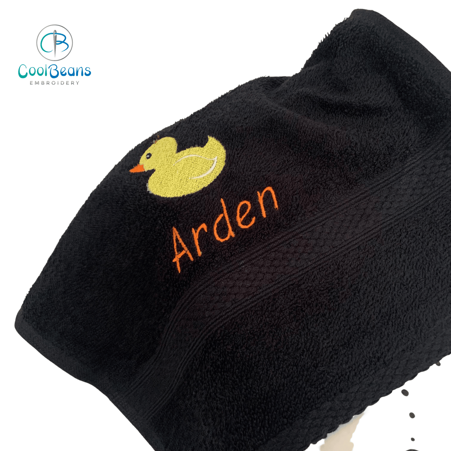 Duck - Rubber Duck Towels - Personalised - Cool Beans Embroidery & Personalisation