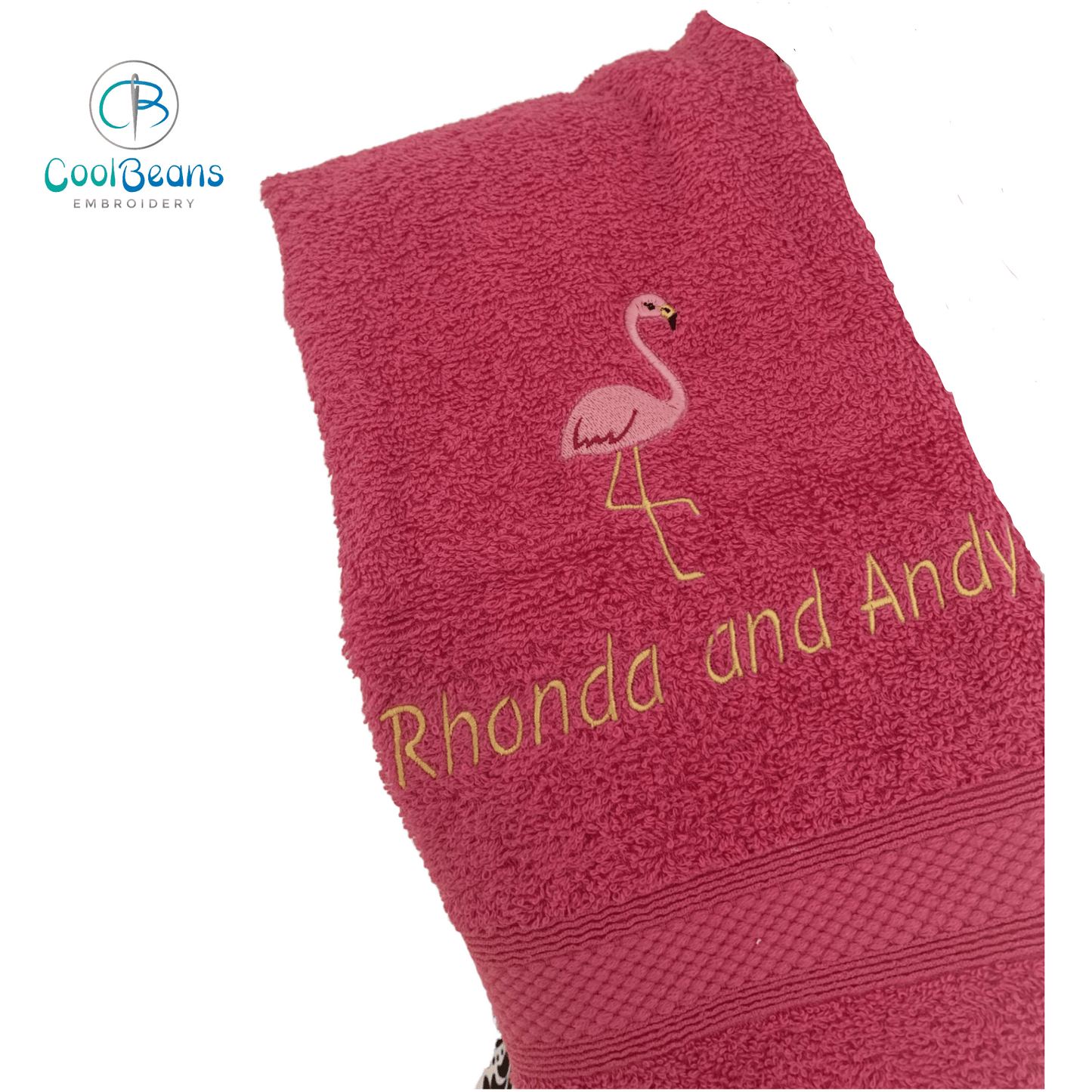 Flamingo Towels - Personalised