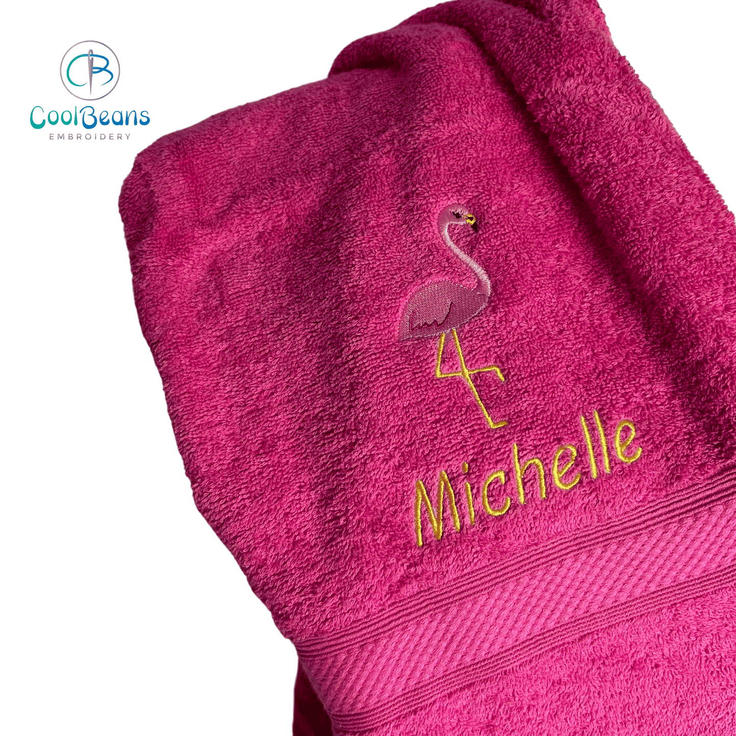 Flamingo Towels - Personalised
