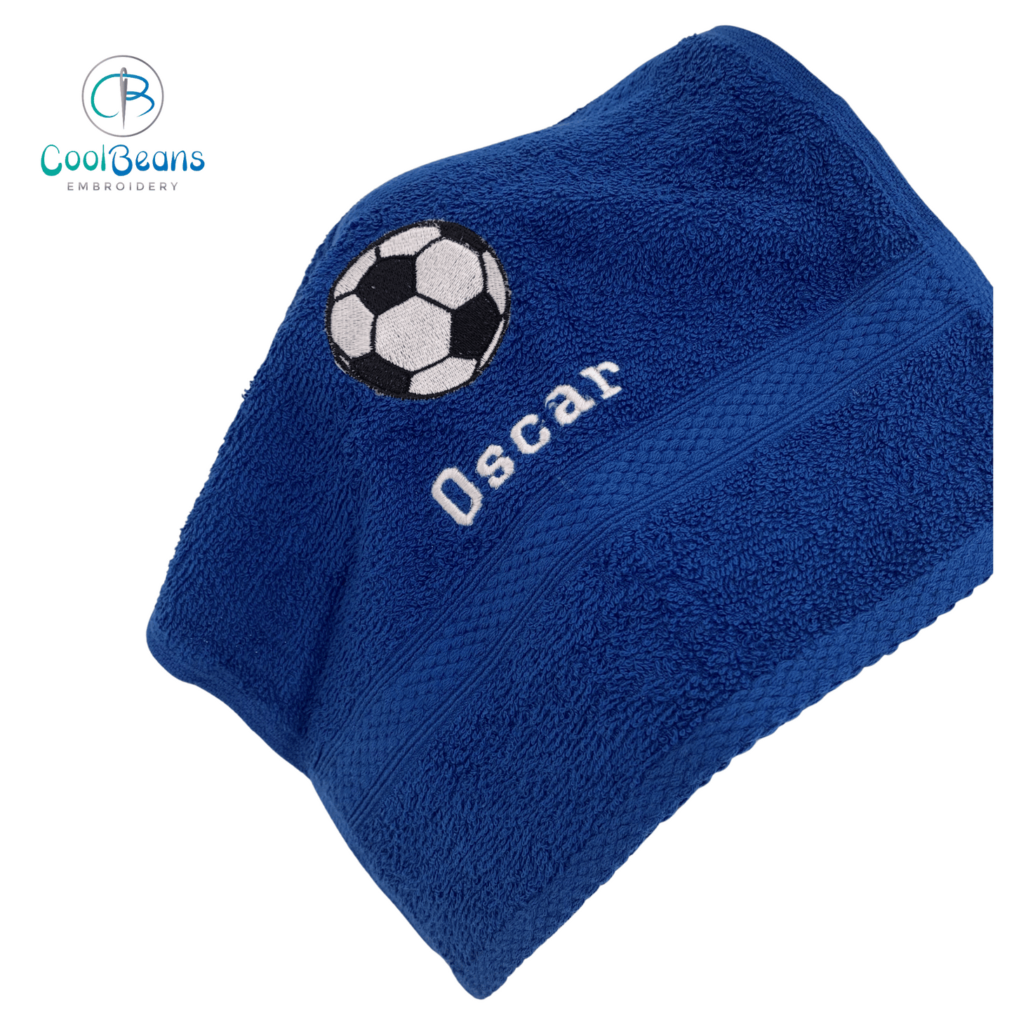 Football Towels - Personalised - Cool Beans Embroidery & Personalisation