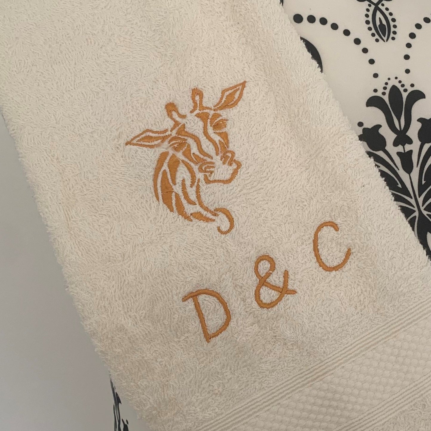 Giraffe Head Felt Trug - Toy Storage Tub - Personalised - Cool Beans Embroidery & Personalisation