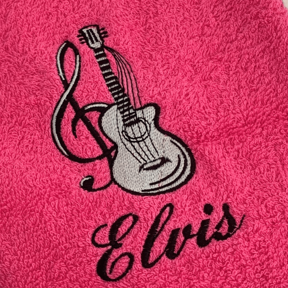 Guitar - Make Up / Accessory Bag - Personalised - Cool Beans Embroidery & Personalisation