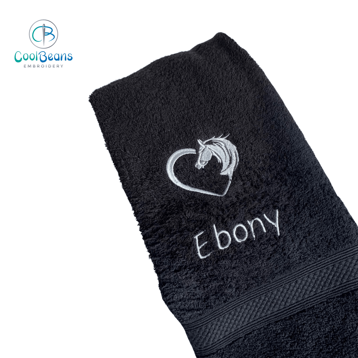Horse Heart Towels - Personalised