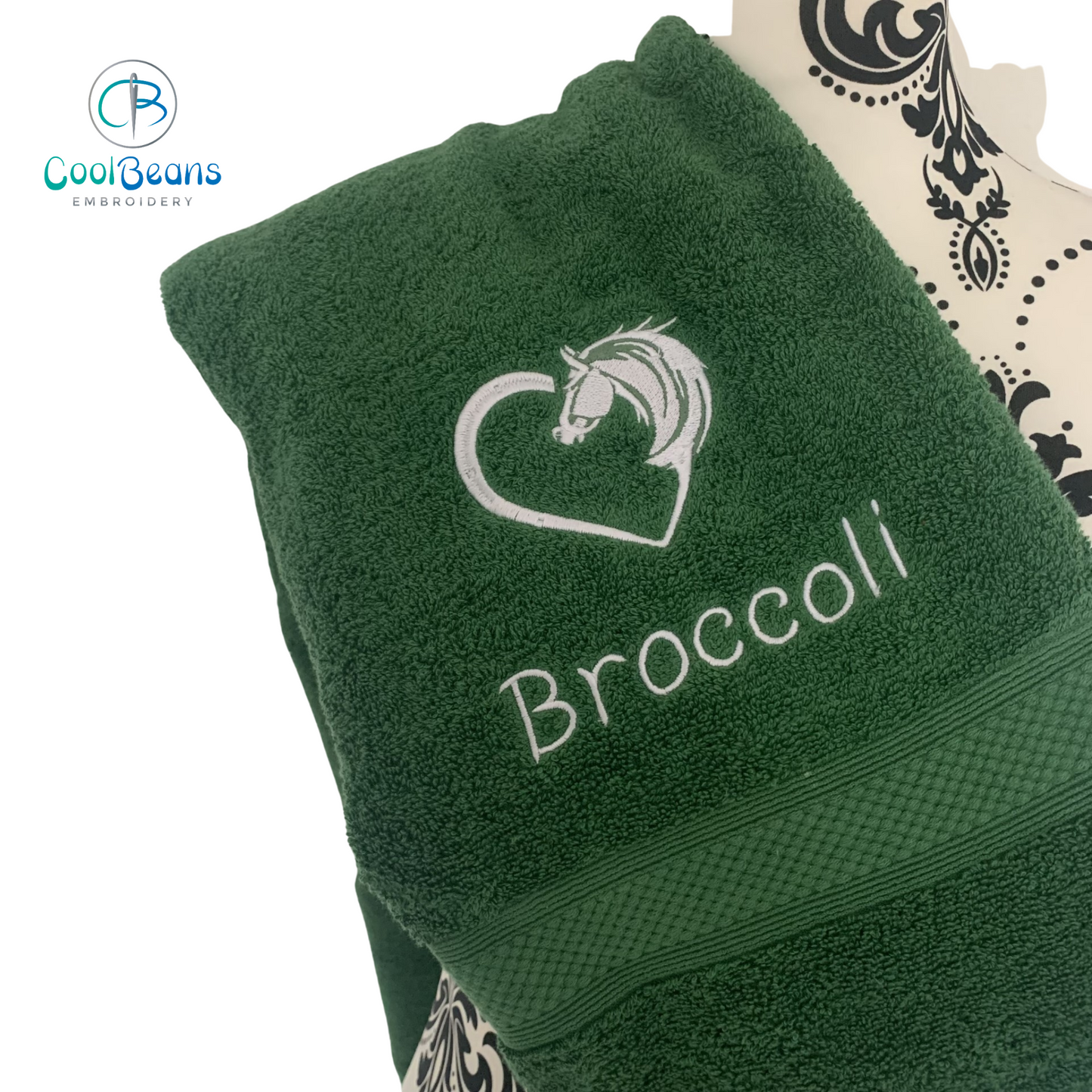 Horse Heart Towels - Personalised