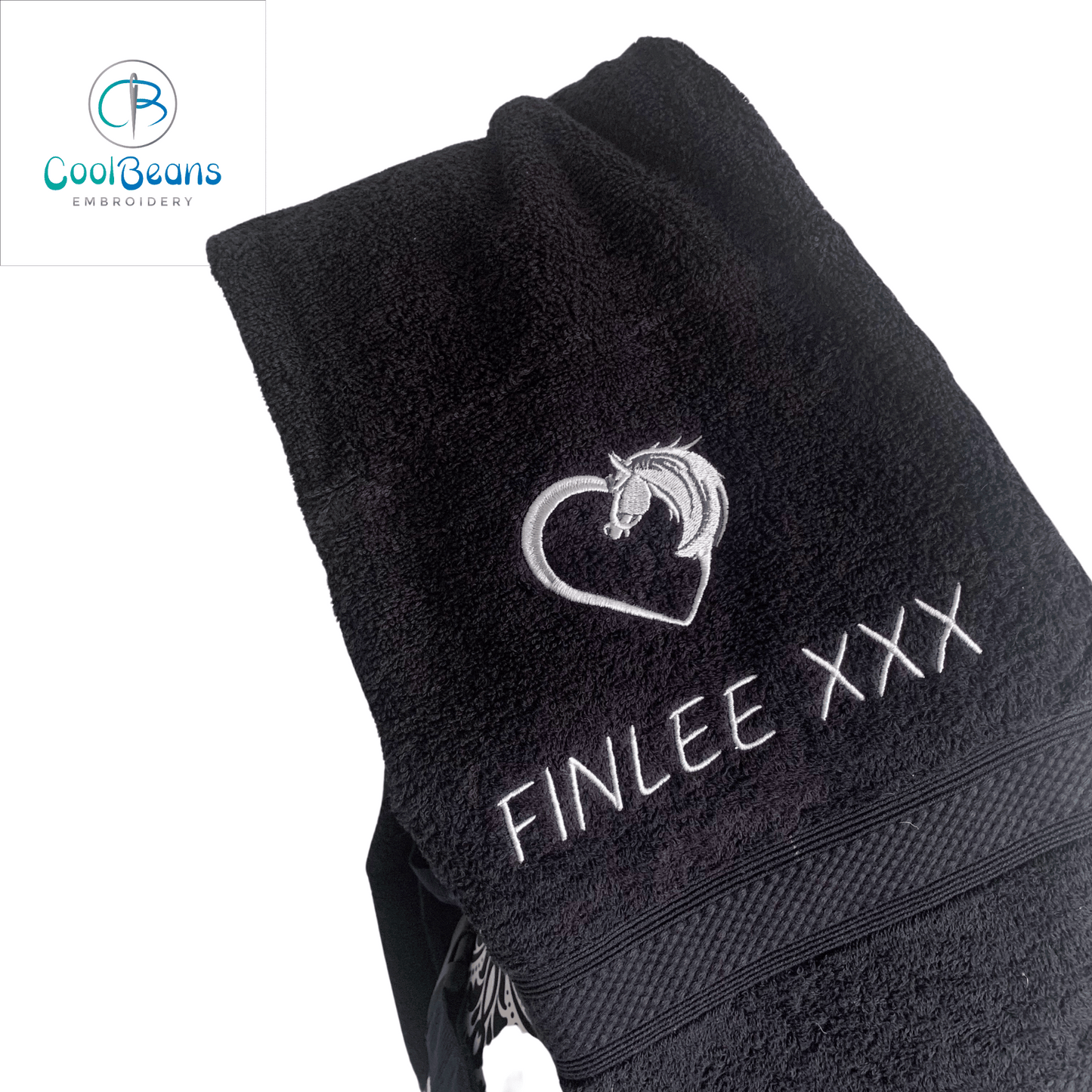 Horse Heart Towels - Personalised