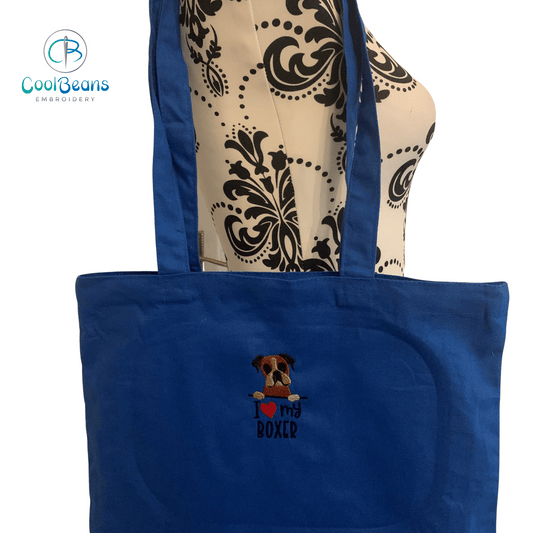Boxer Dog Tote / Shopper Bag - Personalised