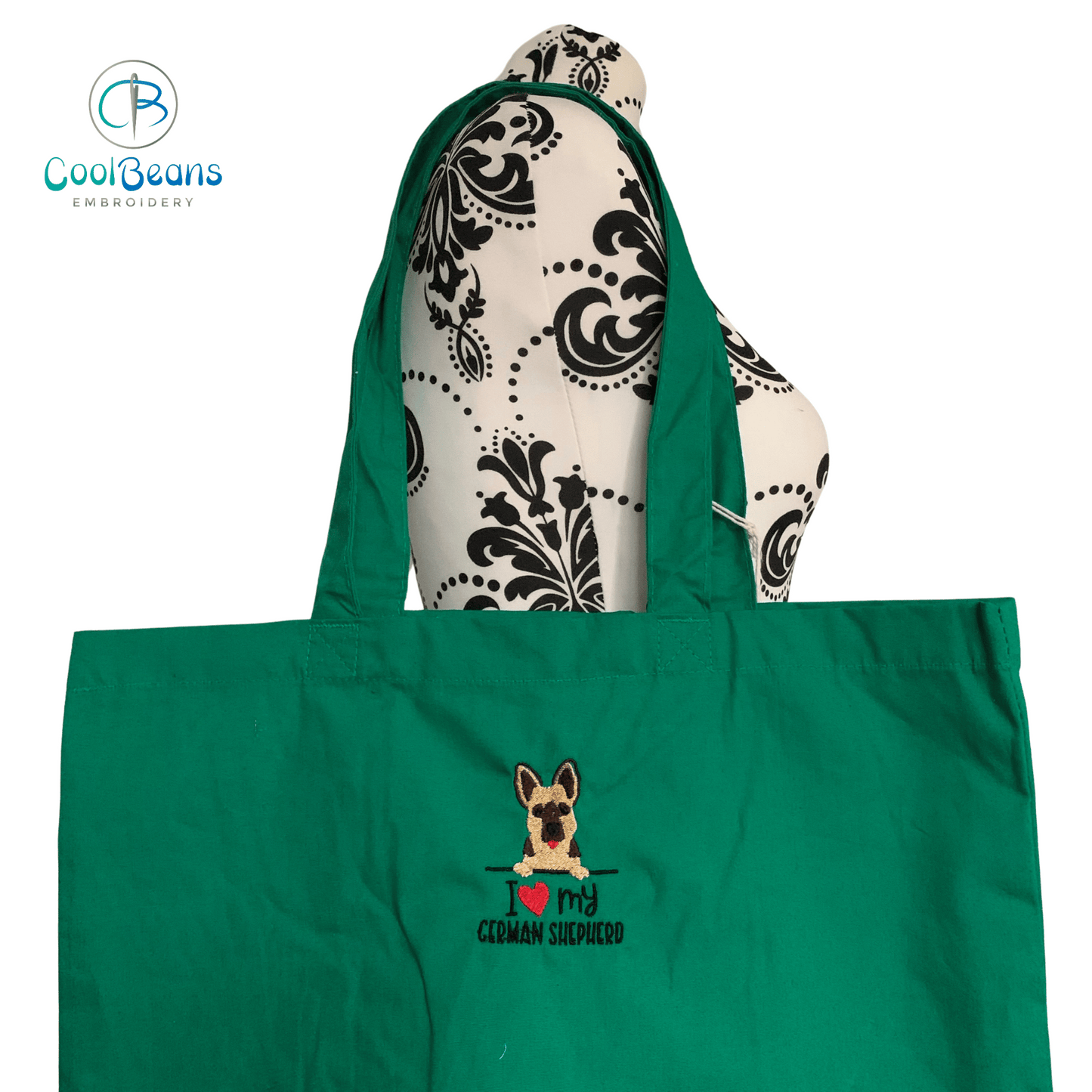 German Shepherd Dog Tote / Shopper Bag - Personalised