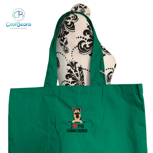 German Shepherd Dog Tote / Shopper Bag - Personalised