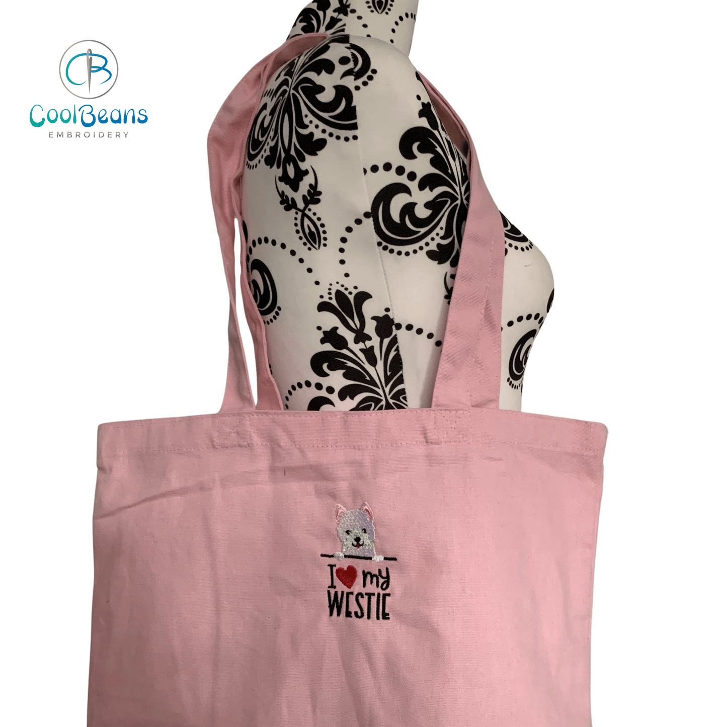 West Highland White Terrier Dog Tote / Shopper Bag - Personalised - Westie