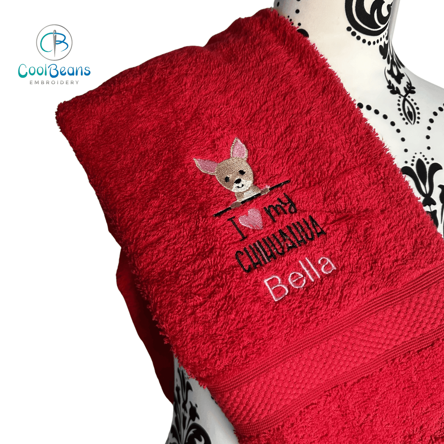 Dog Towels - Chihuahua - Personalised