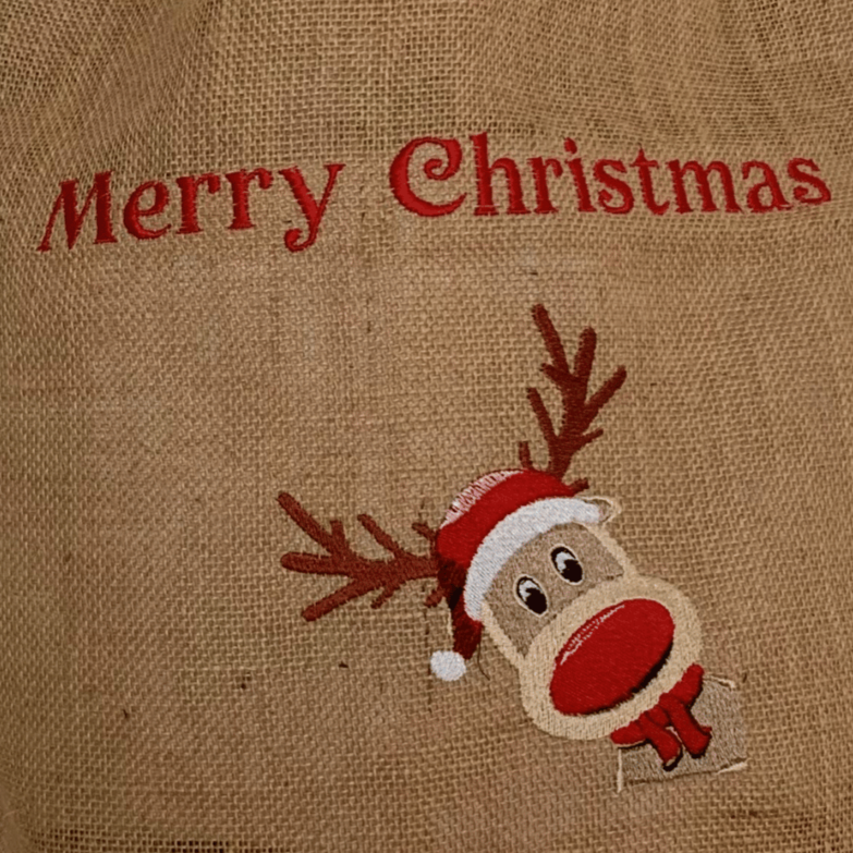 Christmas Reindeer Towels - Personalised - Cool Beans Embroidery & Personalisation
