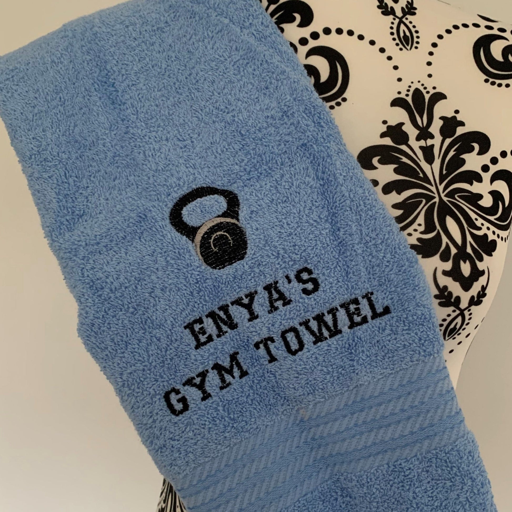 Gym - Kettlebell Towels - Personalised - Cool Beans Embroidery & Personalisation