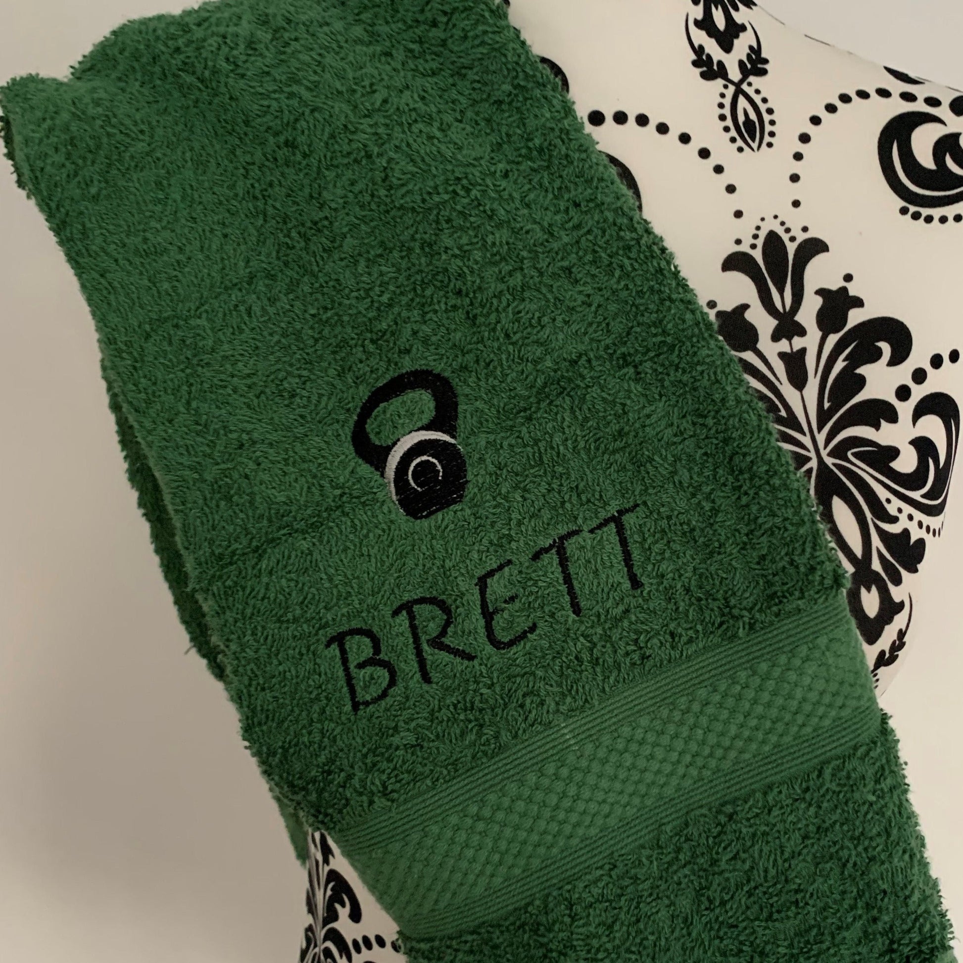 Gym - Kettlebell Towels - Personalised - Cool Beans Embroidery & Personalisation
