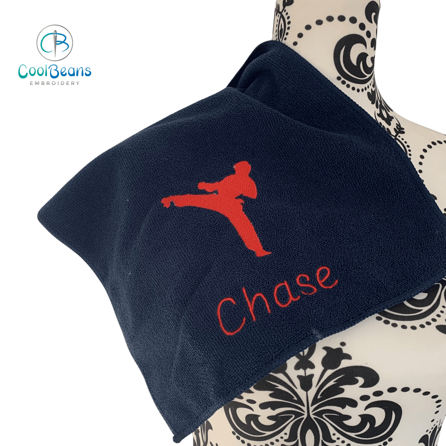 Sports - Karate Microfibre Towel - Personalised
